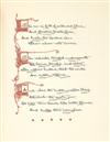 ROGERS, BRUCE. Manuscript gift book titled October Song.